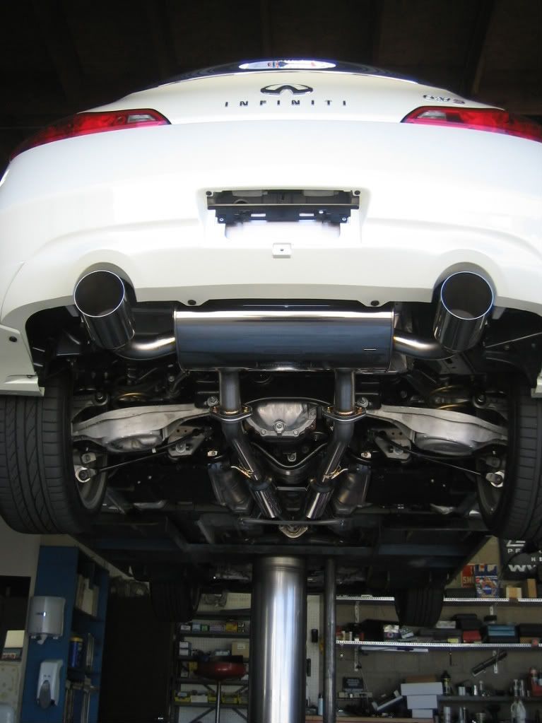 First look Fujitsubo Exhaust for G37 Infiniti G35/G37/GTR